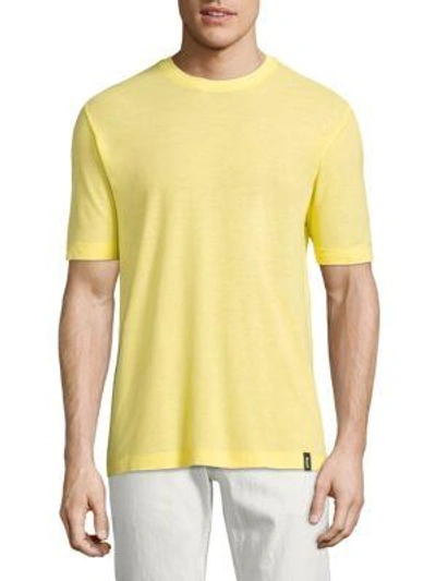 Vilebrequin Swiss Jersey Tee In Lemon