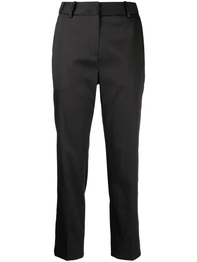 Goodious Tailored-cut Trousers In Schwarz