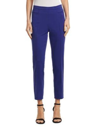 Akris Punto 1400 Techno Cotton Franca Pants In Purple