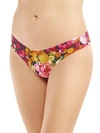 Commando Printed Thong In Bouquet