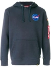 Alpha Industries Pocket Detail Nasa Hoodie