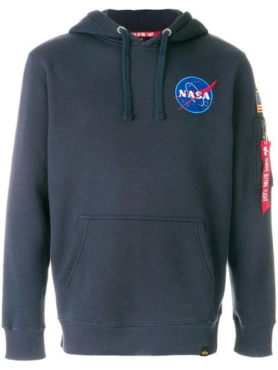 Alpha Industries Pocket Detail Nasa Hoodie