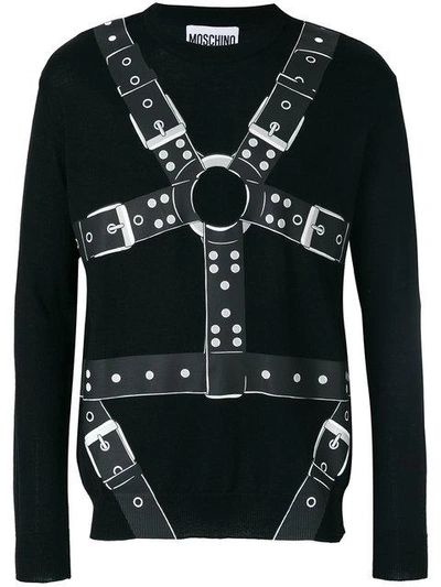 Moschino Harness Print Sweater