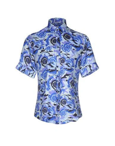 Versace Shirts In Blue