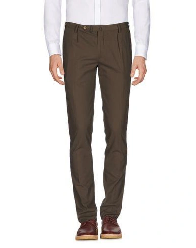Incotex Casual Pants In Military Green