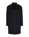Emporio Armani Coat In Dark Blue