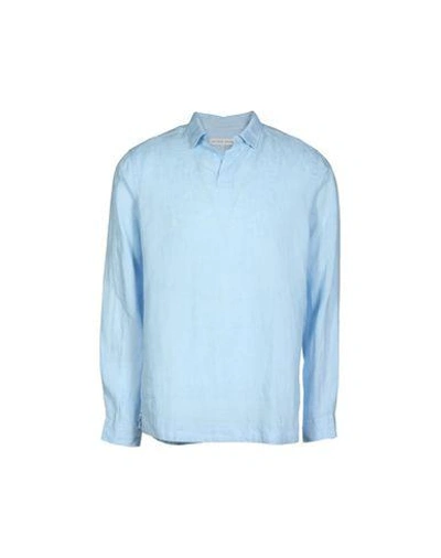 Orlebar Brown Shirts In Sky Blue