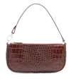 By Far Rachel Leather Shoulder Bag In Brown