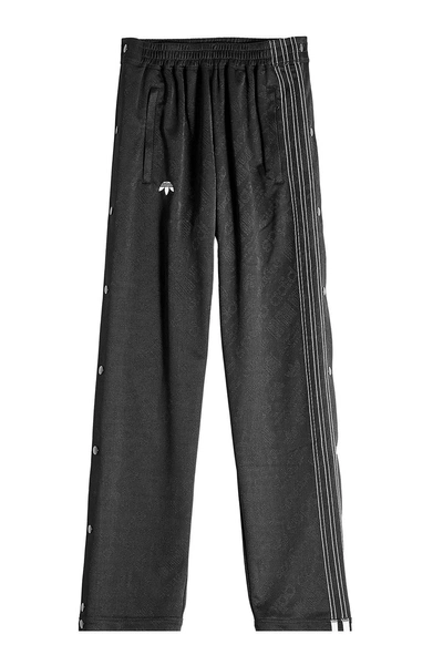 Adidas Originals By Alexander Wang Jacquard Snap Track Pants In Black |  ModeSens