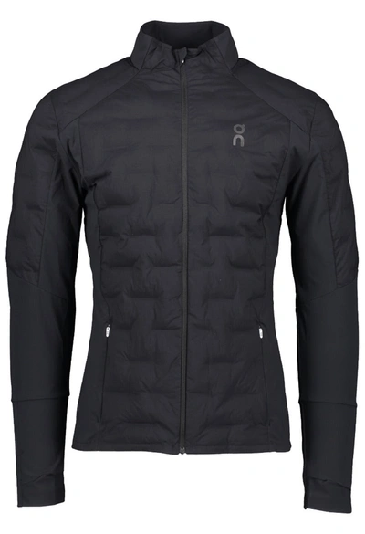 On Running Logo Patch Padded Jacket In Black