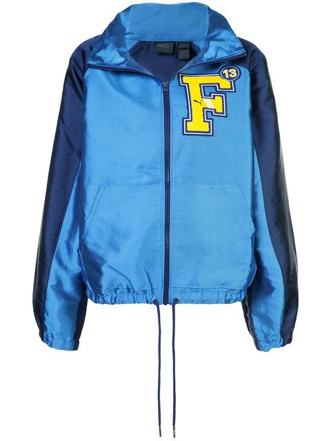 Fenty X Puma Satin Hooded Track Jacket In Bright Cobalt-evening Blue |  ModeSens
