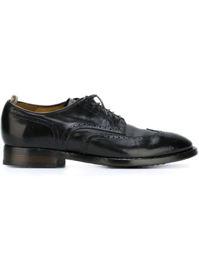 Officine Creative Princeton Canyon Brogues In Black