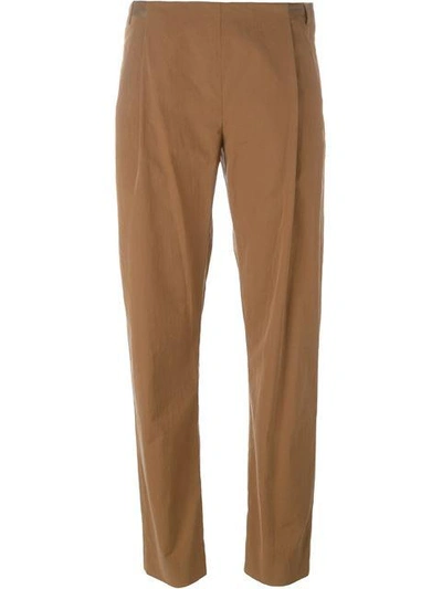 Stephan Schneider Cropped Trousers In Brown