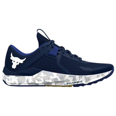 Under Armour Men's Project Rock Bsr Training Sneakers From Finish Line In Blue/white