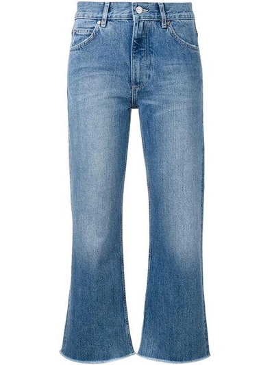 Hope Close Cropped Jeans - Blue