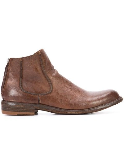 Officine Creative Legrand 42 Ankle Boots In Brown