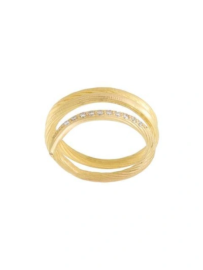 Orit Elhanati Ladies 18karat Yellow Gold 'fish Tale' Diamond Ring, Size: 54 In Metallic