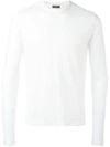 Zanone Round Neck T-shirt - White
