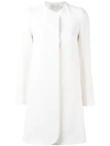 Goat Redgrave Collarless Coat In White