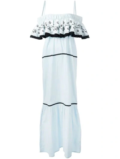 Daft Ruffle Maxi Dress