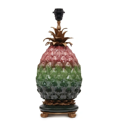 House Of Hackney Ananas Pineapple Lampstand In Green