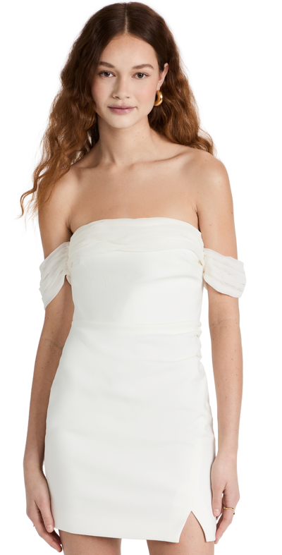 Likely Paz Off The Shoulder Mini Dress In White