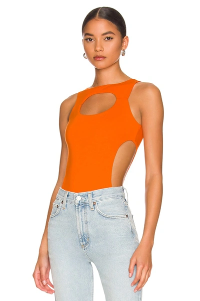 Superdown Mabelle Cut Out Top In Orange