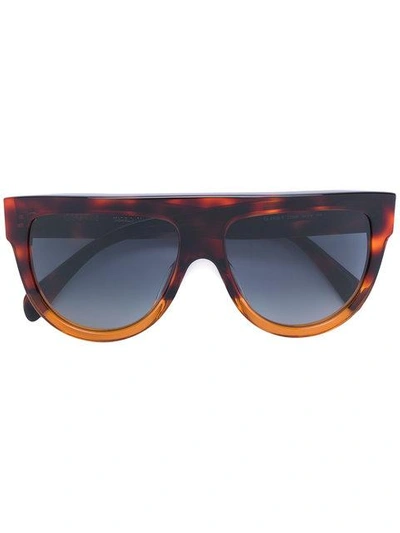 Celine D-frame Sunglasses In Brown