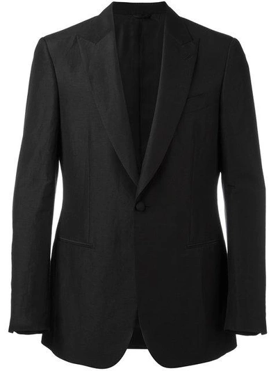 Gieves & Hawkes Formal Blazer In Black