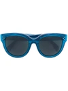 Celine Audrey Sunglasses In Blue