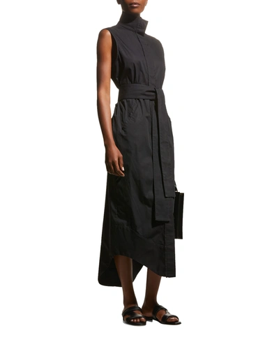 Arias New York Signature Sleeveless Blouse Dress In Black