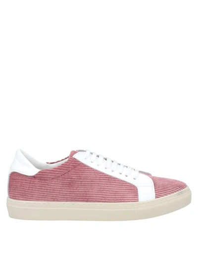 Grey Daniele Alessandrini Sneakers In Pastel Pink