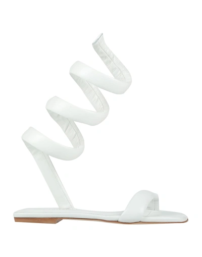 Ilio Smeraldo Sandals In White