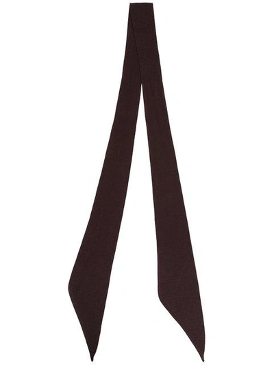 Takahiromiyashita The Soloist Thin Scarf - Brown