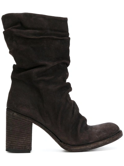 Officine Creative Vernon Boots In Dark Brown