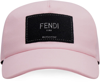 Fendi Logo Patch Baseball Cap In Pink