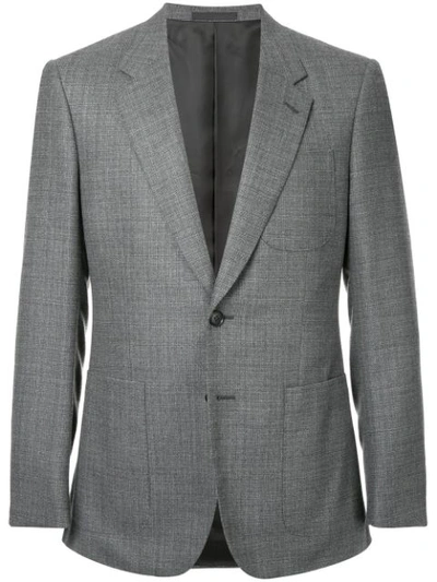 Gieves & Hawkes Classic Blazer In Grey
