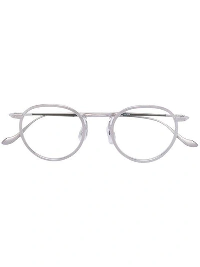 Matsuda Round Glasses In Metallic