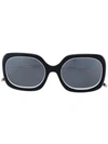 Matsuda Oversized Sunglasses In Black