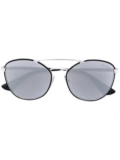 Prada Round Aviator Sunglasses