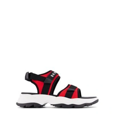 Dkny Kids' Black Logo Sandals
