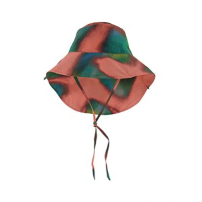 Marques' Almeida Marques ‘ Almeida Kids' Tie Dye Organic Cotton Bucket Hat In Green