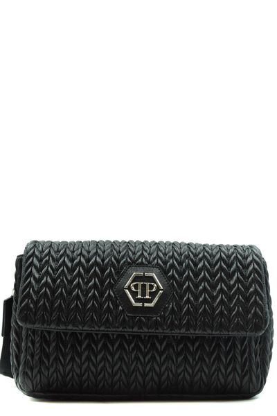 Philipp Plein Women's  Black Leather Shoulder Bag