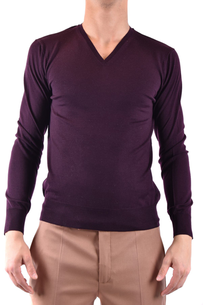 Hōsio Hosio Men's Burgundy Other Materials Sweater