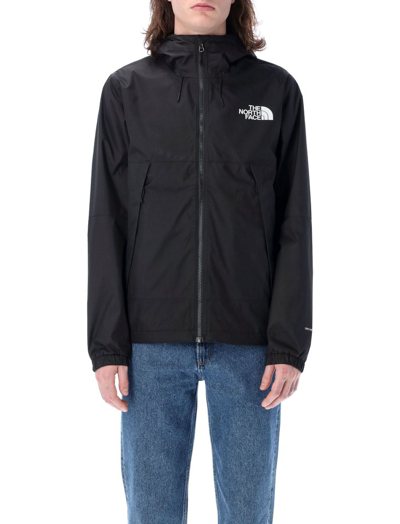 The North Face Moutain Q Logo印花防风衣 In Black