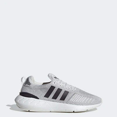 Adidas Originals Swift Run 22 Sneakers In White With Black Stripes In Grey  | ModeSens