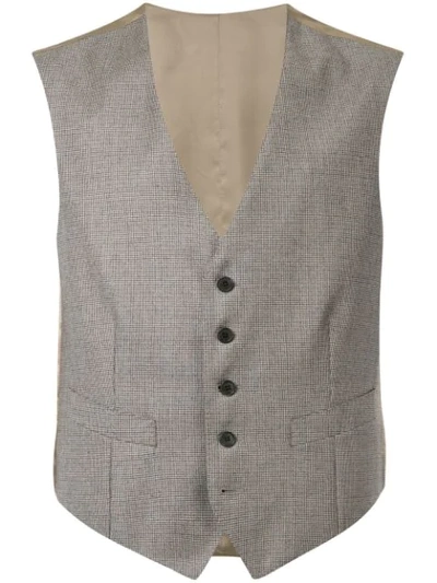 Gieves & Hawkes Tailored Waistcoat In Brown