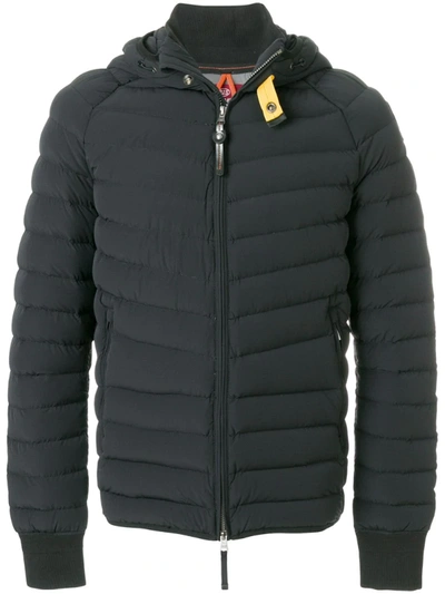 Parajumpers Padded Hood Coat In Black