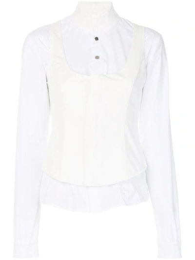 Alyx Attached Corset Shirt In White