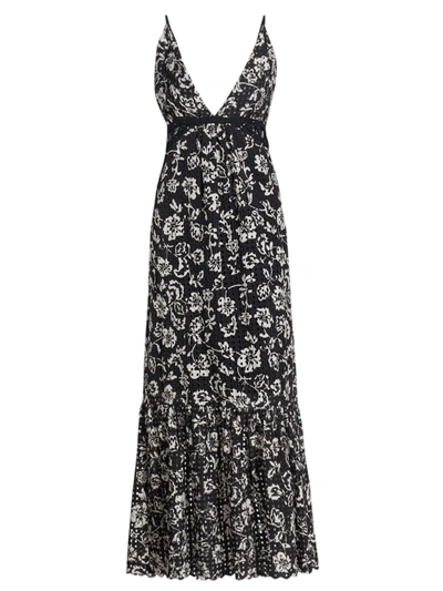 Imelda Metallic Embroidered Maxi Dress by Ramy Brook